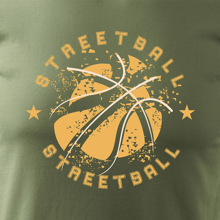 Koszulka do koszykówki koszykarska streetball basketball koszykówka męska khaki REGULAR