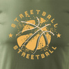 Koszulka do koszykówki koszykarska streetball basketball koszykówka męska khaki REGULAR
