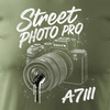 Koszulka dla fotografa z aparatem fotograficznym Sony A7 III męska khaki REGULAR