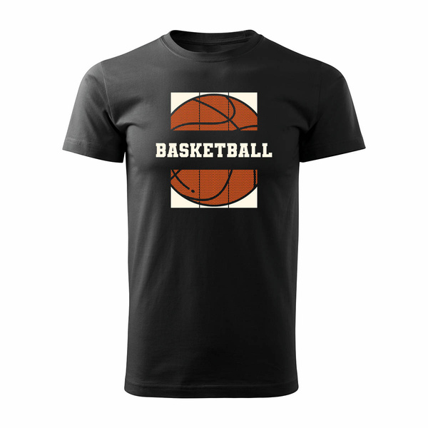 Koszulka do koszykówki basketball koszykówka do kosza męska czarna REGULAR