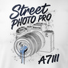 Koszulka dla fotografa z aparatem fotograficznym Sony A7 III męska biała REGULAR