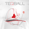 Koszulka Teqball Teqballowa dla Teqballisty dla gracza teqball prezent męska biała REGULAR