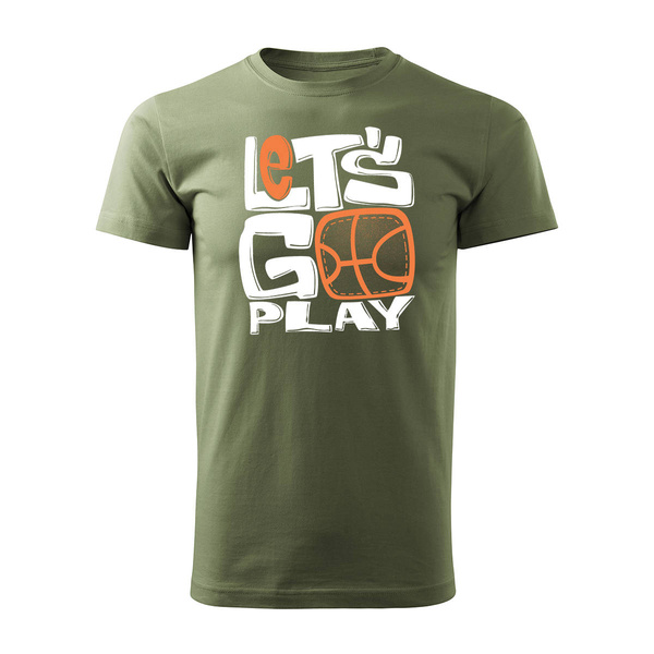 Koszulka do koszykówki basketball koszykówka do kosza męska khaki REGULAR