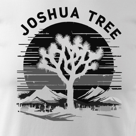 Koszulka męska Joshua Tree drzewo Joshua ekologia prezent męska biała