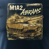Koszulka męska wojskowa z czołgiem czołg M1A2 Abrams na prezent męska granatowa REGULAR