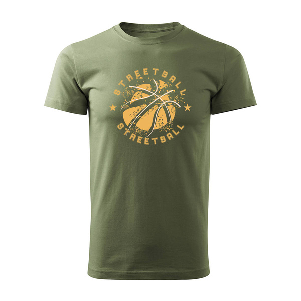 Koszulka do koszykówki koszykarska streetball basketball koszykówka męska khaki REGULAR