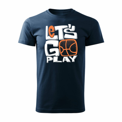 Koszulka do koszykówki basketball koszykówka do kosza męska granatowa REGULAR