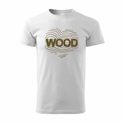 Koszulka dla stolarza stolarz stolarska dla drwala drwal męska biała REGULAR