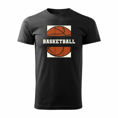 Koszulka do koszykówki basketball koszykówka do kosza męska czarna REGULAR