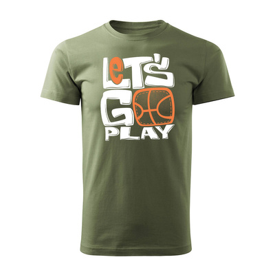 Koszulka do koszykówki basketball koszykówka do kosza męska khaki REGULAR