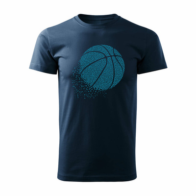 Koszulka do koszykówki basketball koszykówka do kosza męska granatowa REGULAR