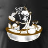 Koszulka dla kucharza kucharz z kucharzem z gotowaniem mistrz kuchni męska czarna REGULAR