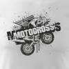 Koszulka motocross z motocrossem motocykl cross męska biała REGULAR